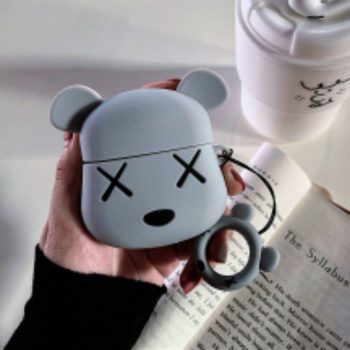 Ốp AirPods Pro 2 Gấu Kaws - Màu xám
