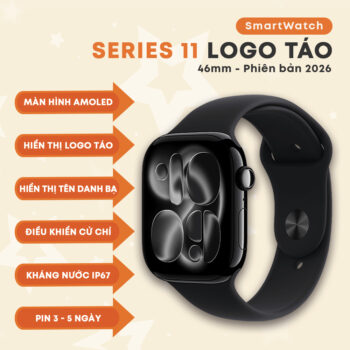 Đồng Hồ Thông Minh Series 11 - Logo Táo - 46mm