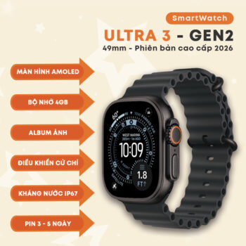 Đồng Hồ Thông Minh Ultra 3 - Gen 2 - 49mm