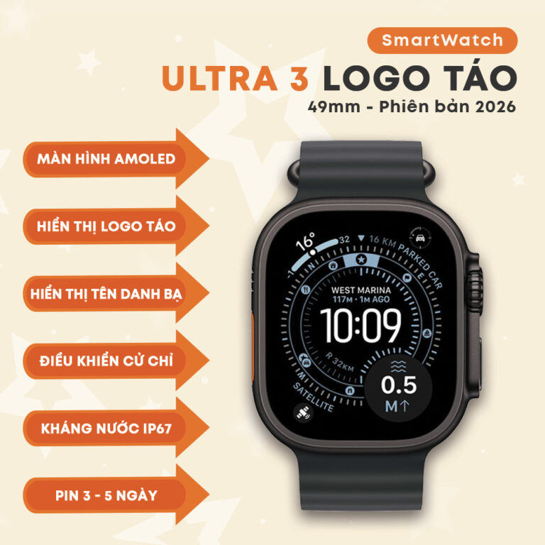 Dong ho thong minh Ultra3 49mm logoTao anhbia
