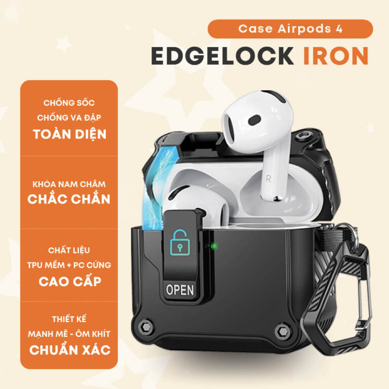 Case EdgeLock Iron AirPods 4
